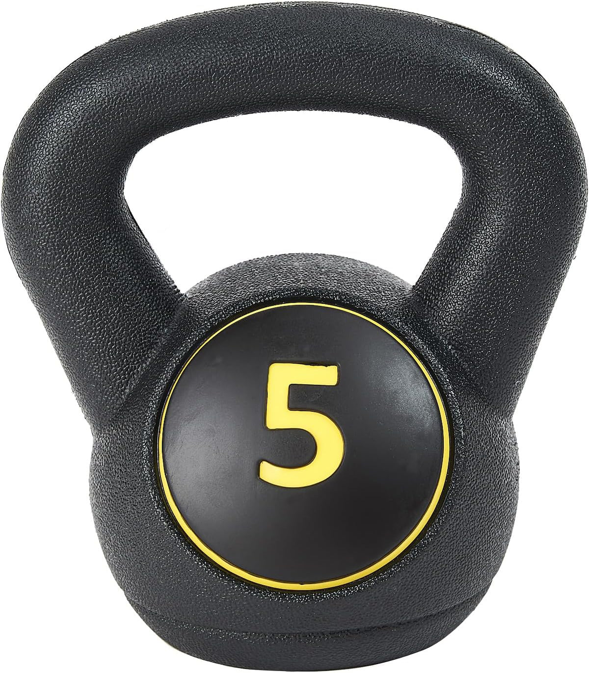 ?Wide Grip 3-Piece Kettlebell Exercise Fitness Weight Set, Include 5 lbs, 10 lbs, ?15 lbs? and 20 lbs, Set of 3 or Set of 4
