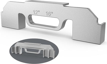 Kolvoii 3 in 1 Framing Tools, 12", 14"  16" On-Center Stud Layout Tool, 100 Cast Aluminum Framing Jig, Stud Framing Tool for Walls, Roofs, Floors or Ladders