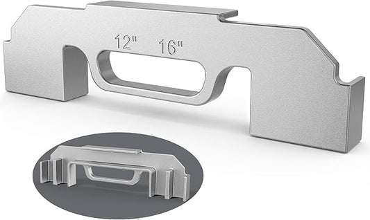 Kolvoii 3 in 1 Framing Tools, 12", 14"  16" On-Center Stud Layout Tool, 100 Cast Aluminum Framing Jig, Stud Framing Tool for Walls, Roofs, Floors or Ladders