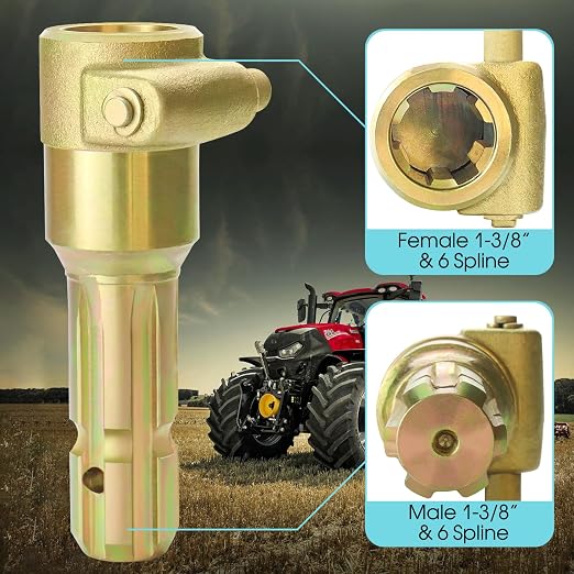PTO Extender for Tractor,PTO Shaft Extension 1-3/8" & 6 Spline Female/Male