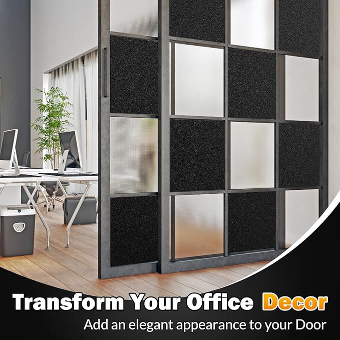 rabbitgoo Blackout Window Film, Sun Heat Blocking Privacy Cover for Glass, Removable Opaque Room Darkening Dark Black Out Window Covers Tint Shades for Home Day Sleep Light Blocker 23.6 x 78.7 Inches