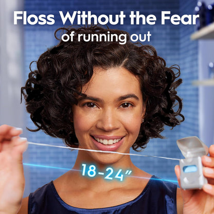 Oral-B Glide Cool Mint Deep Clean Floss, 6 Count, Glide Dental Floss (OPEN BOX)