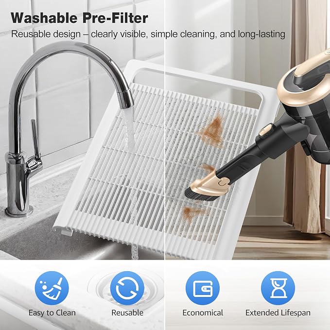 KNKA Air Purifiers for Home Bedroom Up to 1,695 Ft² in 1 Hr, APH4000, White HEPA Sleep Mode Air Cleaner with Washable Pre-Filter, AHAM VERIFIED, AQI Display, Pet Mode for Pet Dander, Dust & Pollen