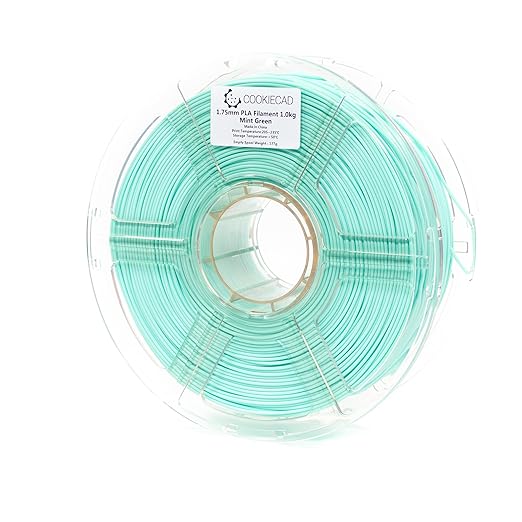 PLA Filament 1.75mm 1kg Green Pastel 3D Printer Filament - Mint Green PLA
