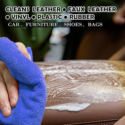 Leather Repair Kit-Cleaner-Black-Recoloring-Balm-Conditioner-Mink-Oil-for-Car-Seat-Furniture-Couch-Shoe - Better Stain Remover Leather Sofa Boots Bags Belt Chair Vinyl Scratch Color Restorer