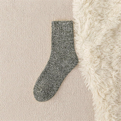 Boot Socks for Women Winter Solid Thick Warm Socks Cozy Crew Socks Thick Warm Fuzzy Socks Christmas Gifts
