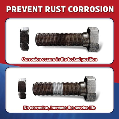 Threadlocker 271, Red High Strength Permanent Thread Lock Glue (0.33Fl oz/10ml) - Lock Tight Screw Glue for Nuts, Bolts & Seal Fasteners, Prevents Loosening, Rust & Corrosion
