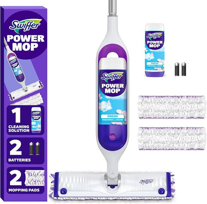 Swiffer PowerMop for Floor Cleaning, No Bucket Needed Electric Spray Cleaner, Multi-Surface and Wood (Mop Only)
