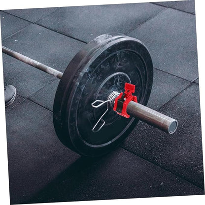 Barbell Weight Clips Barbell Clamps Locking Clips for Weightlifting Gym Fitness Equipment Quick Release Design