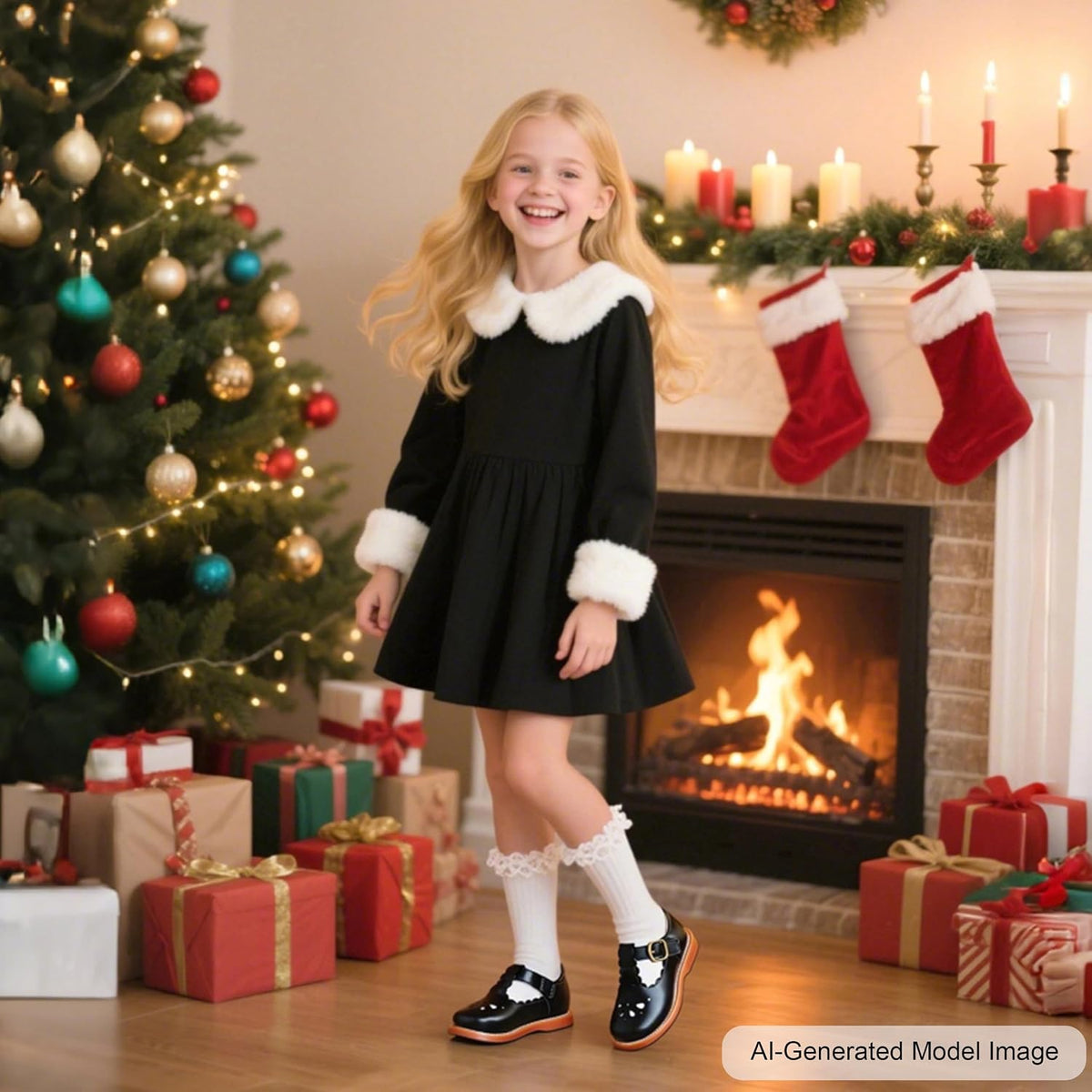 Felix & Flora Toddler Little Girl Mary Jane Dress Shoes - Ballet Flats for Girl Party School Shoes
