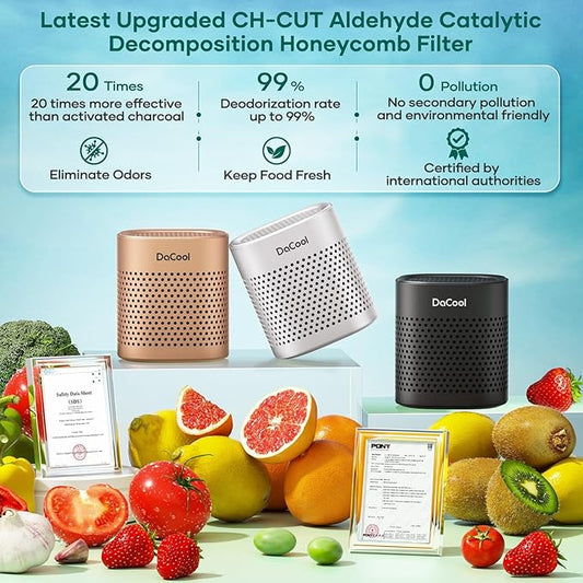 Refrigerator Odor Eliminator Fridge Deodorizer Travel Size Air Purifiers, More Effective