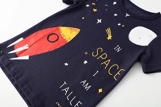 Toddler Boy Clothes Kids Summer Cotton Outfits Shirt Short Sets Size 2-7