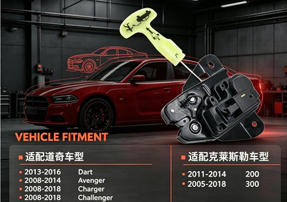 Tailgate Lock Trunk Latch Actuator 931-714 5056244AA 5056244AB Compatible With Dodge Charger Challenger Avenger Dart Chrysler 300 200