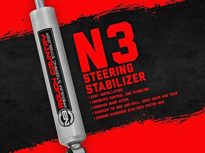 Rough Country N3 Steering Stabilizer for 2005-2007 Ford Super Duty - 8732230