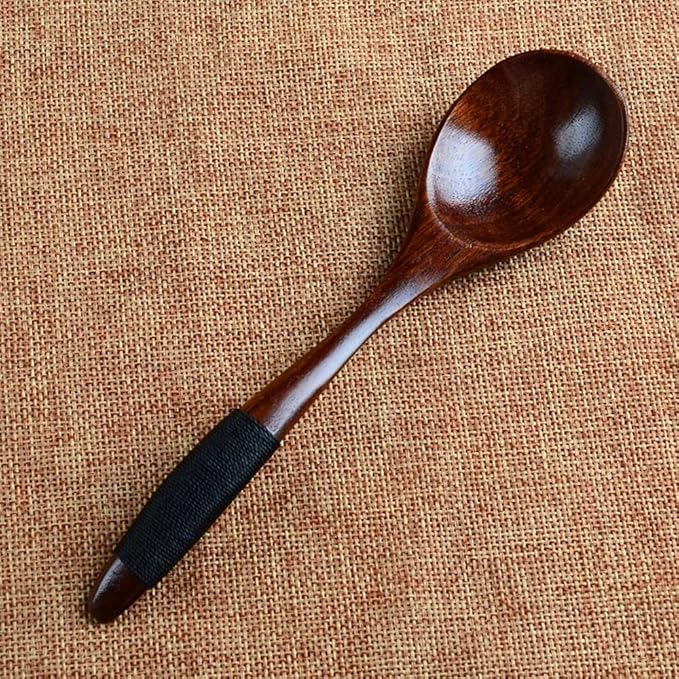 Cooking Wooden Soup Tool Utensil Catering Spoon Teaspoon Catering Cooking Utensil Teaspoon Soup Lot Kitchen Spoon Wooden Kitchen,Dining Bar