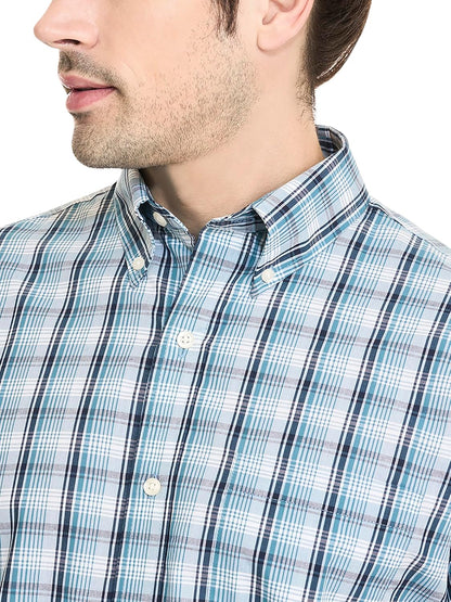 Arrow Men's Hamilton Poplin Long Sleeve Button Down Shirt