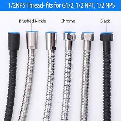 69 Inches 304 Stainless Steel Metal Shower Hose Attachment for Hand Held Shower Head,Shower Hose Extra Long,Chrome