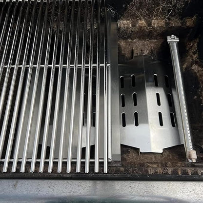 Genesis Grill Parts 17.5" Flavorizer Bars Heat Deflector for Weber Genesis 300 Series Weber E310 E320 E330 EP310 EP320 EP330 Front Control, Grill Replacement Parts for Weber 7620 7622 Accessories