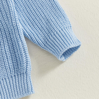 Thorn Tree Baby Knit Sweater Crewneck Long Sleeve Pullover Sweatshirt Infant Girl Boy Fall Winter Clothes