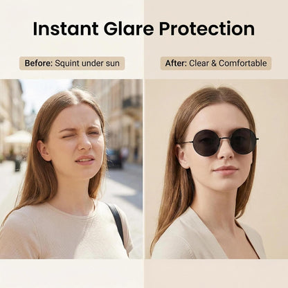 Hippie Sunglasses for Women Men, Retro Round Vintage Circle Glasses UV400 Protection