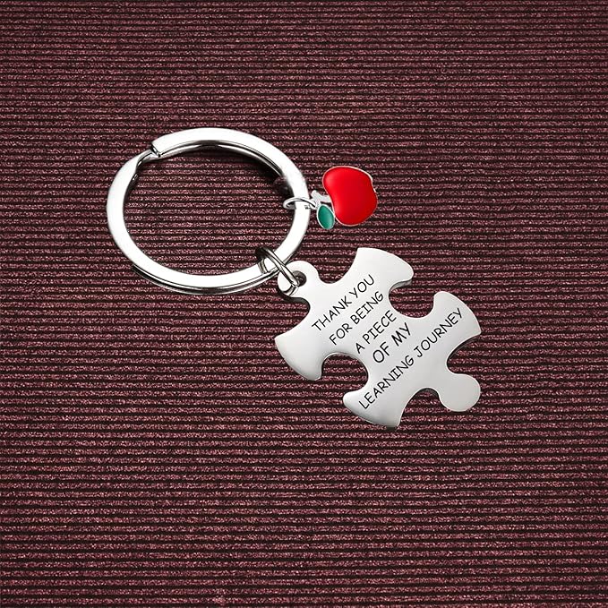 Teacher Keychain Teacher Gifts from Students Thank You Gift for Teacher Teacher Keyring for Women