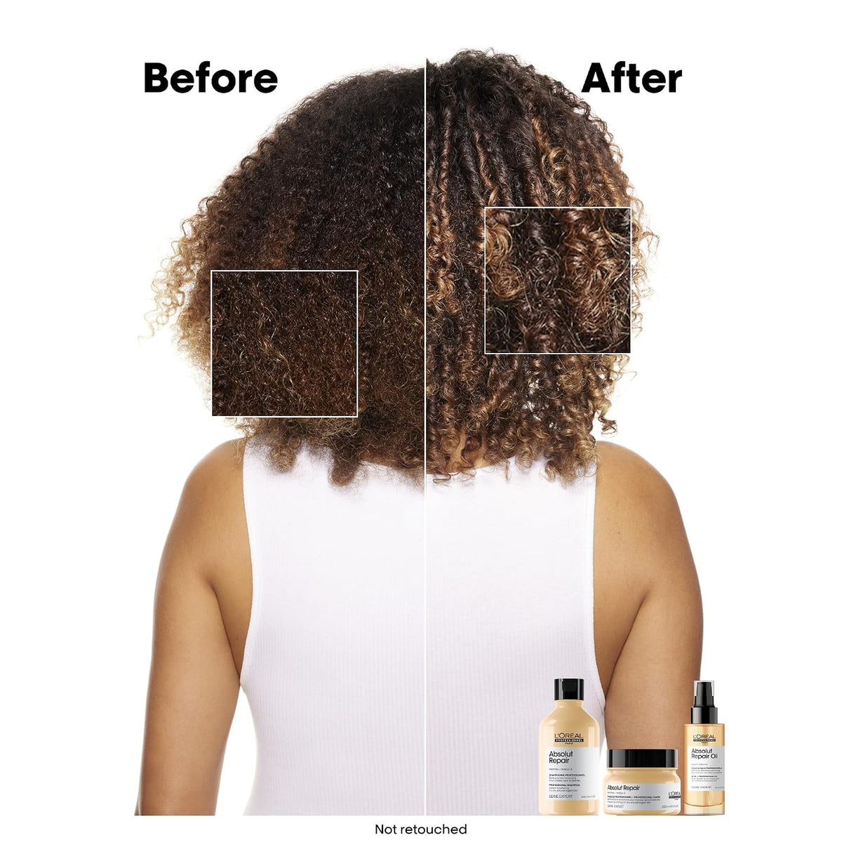 L'Oreal Professionnel Paris Absolut Repair Shampoo – Nourishing Protein Shampoo For Dry, Damaged Hair, Repairs Damage and Provides Shine