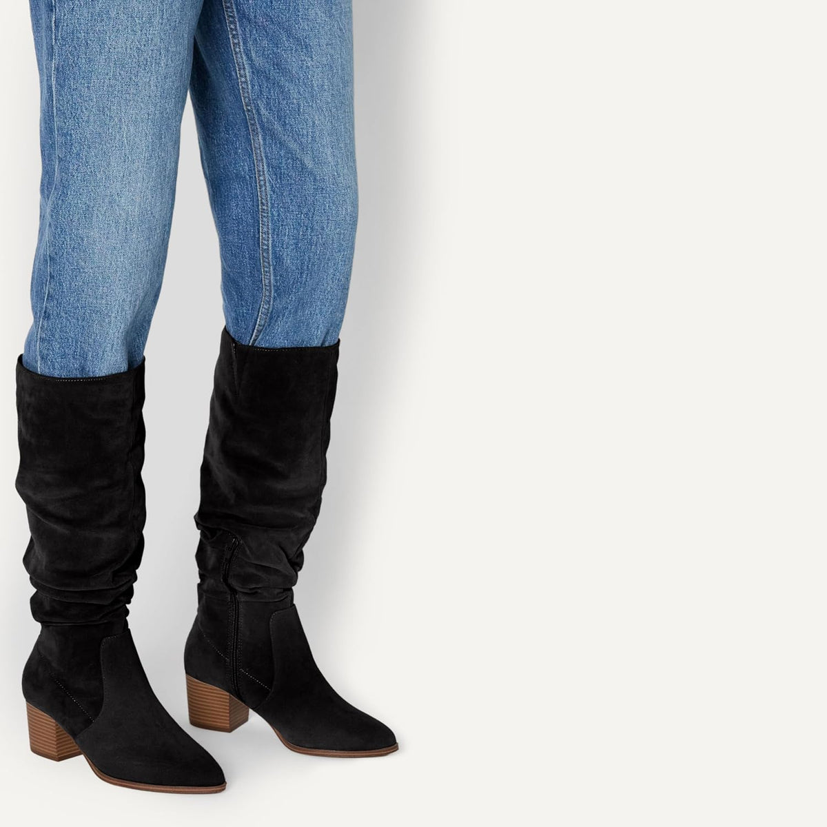 Women's Tall Block Heel Boots
