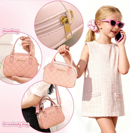 Comes With pretend headphones, Birthday Gifts Purse for Girls Ages 3-8, Toddler Purse Pretend Play Set | Little Girl Toys Include Wallet, Phone, Handbag, Sunglasses, Pretend Makeup for Dress Up, Birthday Gift, Christmas, Mommy .