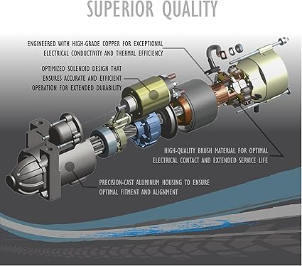 OEG Parts New Starter Compatible with 1994-2001 Cub Cadet Tractor 1600 1800 2164 2165 3165 3185, BS-399169, BS-499521, BS-795121, SBS0004, 41022005, 41022005R, 41022015, 41022015R