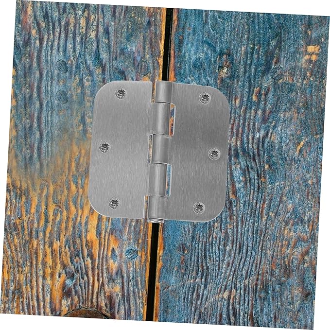 Sleek Door Hinge for Home Metal Door Hardware Elegant Replacement for Cabinets Windows Matte Finish Smooth Edges for Easy Installation