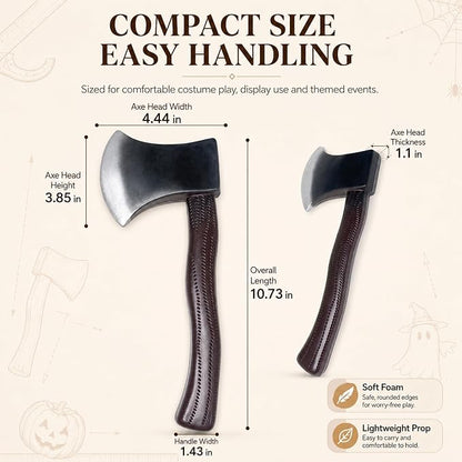 Giraffe Manufacturing Fake Toy Axe Halloween - Foam Battle Bloody Axe for Kids - Fake Hatchet Weapons - Funny Supplies for Halloween Cosplay Themed Party