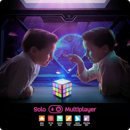 This rechargeable game cube has 9 exciting brain and memory games to play solo or with friends. It's a great gift for kids 6-12 years old!