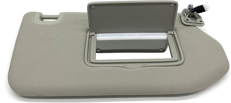 Ezzy Auto Gray Right Passenger Side Sun Visor Compatible with Nissan Pathfinder Infiniti QX60 JX35 with Sunroof 96401-9PB0A