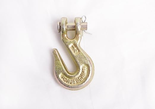Grab Hook, Alloy Steel, 70 Grade, Clevis, 1/4 in Trade Size, 3,500 lb Working Load Limit,PK2