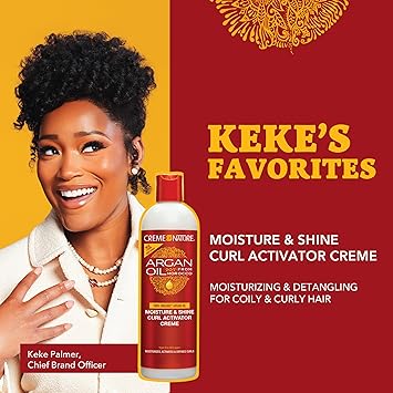 Creme of Nature, Argan Oil Moisture  Shine Curl Activator Creme, Argan Oil of Morocco, 12 Fl Oz