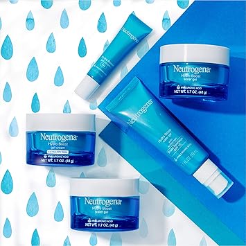 Neutrogena Hydro Boost Hyaluronic Acid Hydrating Gel-Cream Face Moisturizer to Hydrate  Smooth Extra-Dry Skin, Oil-Free, Fragrance-Free, Non-Comedogenic  Dye-Free Face Lotion, 1.7 oz