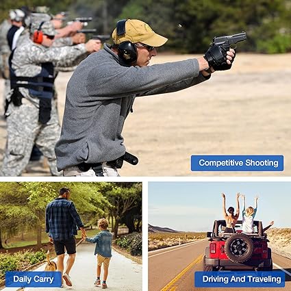 Compatible with Glock 43 Glock 43x, OWB Holster Fit G43 G43x, 360 Degrees Adjustable Belt Clip, Fit 1.5'' 1.75'' 2.0'' 2.25'' Wide Belt, Level II Retention Index Finger Release