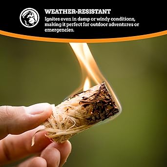 Mountain Grillers Firestarters 50 pcs  Natural Fire Starters for Fireplace Wood Stove, Campfires Fire Pit BBQ Chimney Pizza Oven  All Weather Charcoal Starters Waterproof IndoorOutdoor Eco Friendly