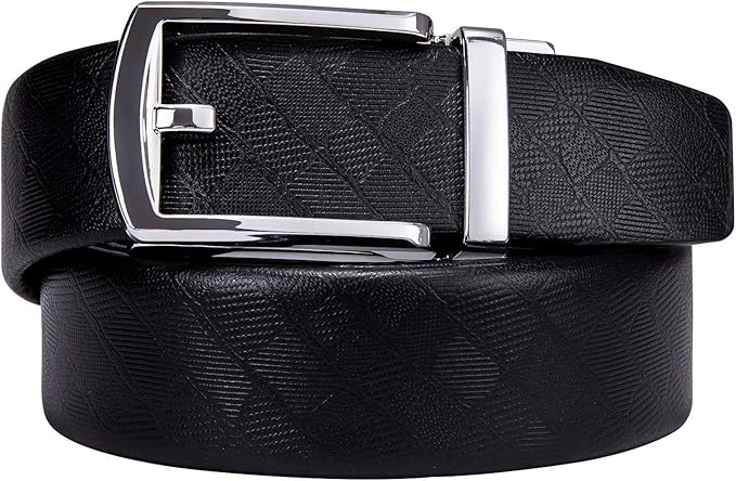 Dubulle Men's Belt Ratchet Buckle Business Replaceable Only 1 38 Slide Buckle 35mm Party Business Gift