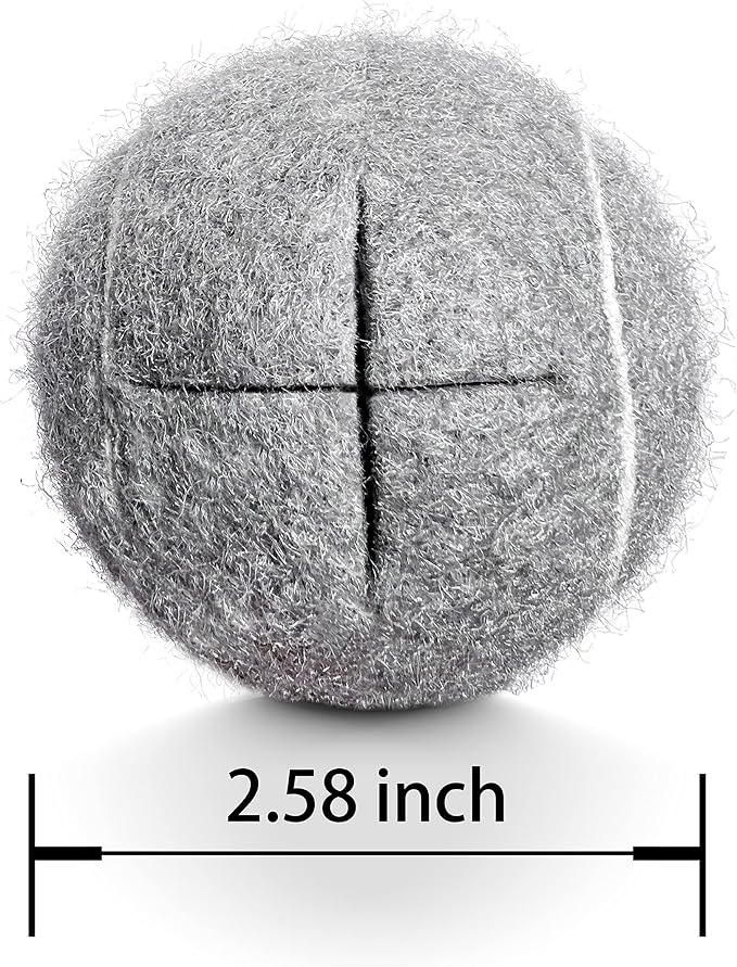 Precut Tennis Balls for Walkers, 4 PCS Heavy Duty Long Lasting Glide Balls - Precut for Easy Installation, Universal Felt Pads for Walker Legs & Furniture, Floor Protectors