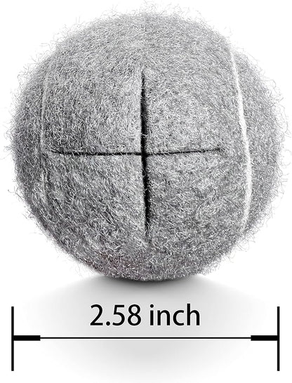 Precut Tennis Balls for Walkers, 4 PCS Heavy Duty Long Lasting Glide Balls - Precut for Easy Installation, Universal Felt Pads for Walker Legs & Furniture, Floor Protectors