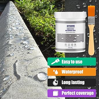 Super Strong Bonding Sealant - Invisible Waterproof Agent for Reliable Leak Repairs, Transparent Waterproof Insulating Adhesive for Wall Mending and Toilet Anti-Leak Coating,100g