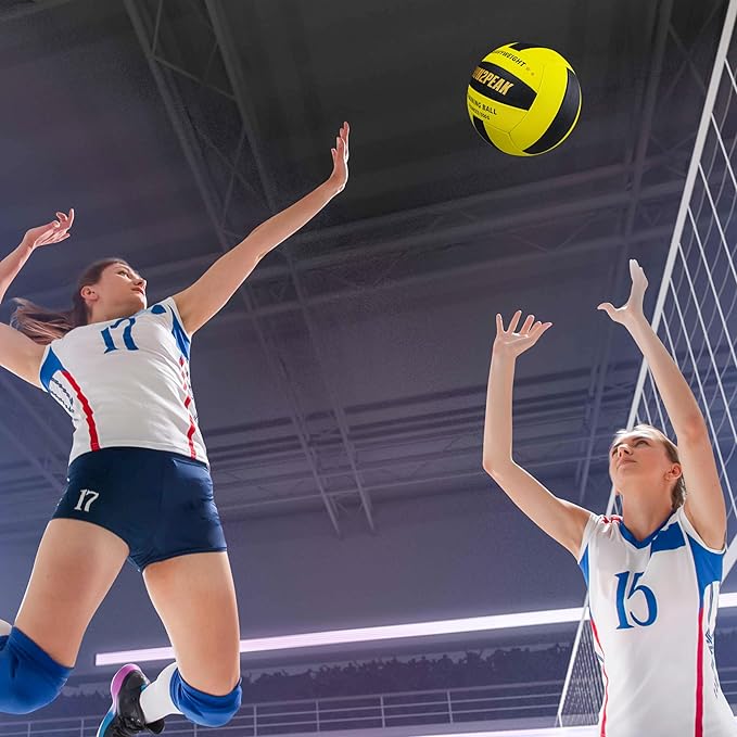 Setter Training Volleyball Official Size 5 Volleyballs Heavy Weight Ball PU Practice Volley Balls for Indoor Rebounder Equipment Setters Weighted Volleyball Setting Trainer