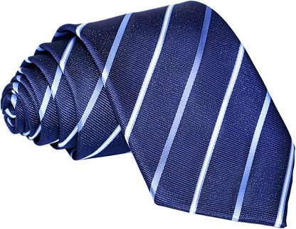 ZEWIND Ties for Men Necktie Classic Stripe Solid Color Business Paisley for Wedding + Gift Box