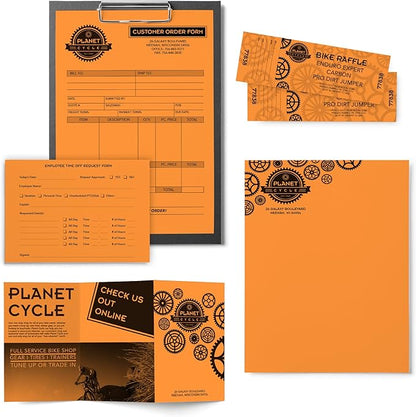 Astrobrights Mega Collection, Colored Paper, Bright Orange, 625 Sheets, 24 lb/89 gsm, 8.5" x 11" - MORE SHEETS! (91619)