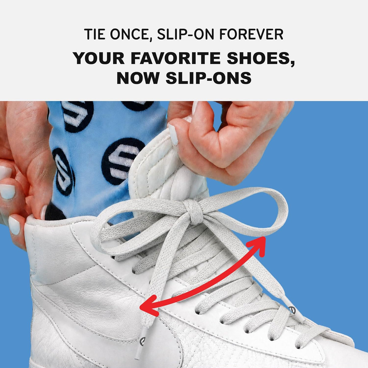 Round Stretch No-Tie Shoelaces
