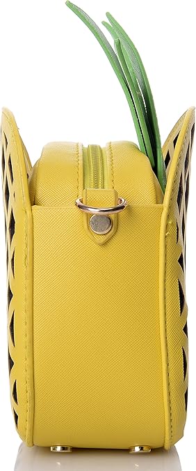 QZUnique Food Shape Cross Body Bag PU Cartoon Purse Ice Cream Sholuder Bag Handbag with Removable Chain
