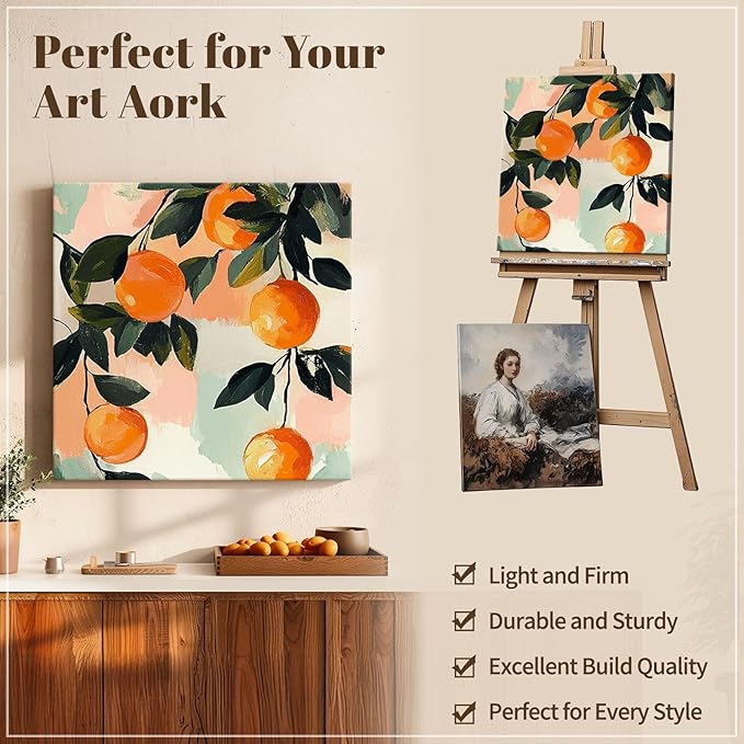 Canvas Frame, 44 x44 Inch Stretcher Bars Wood Kits with Accessories for Oil Painting and Picture Wall Art