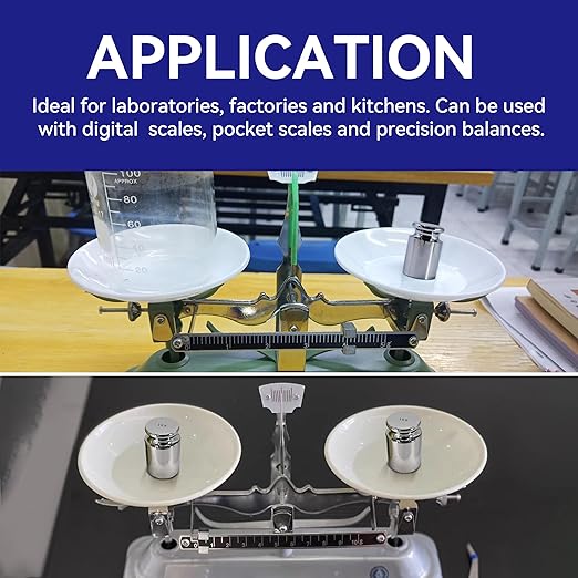 HFS(R) Calibration Weight 1000 Gram M2 Class Chrome Scale Balance Calibration Weight for Digital Scale, Pocket Scale 1KG