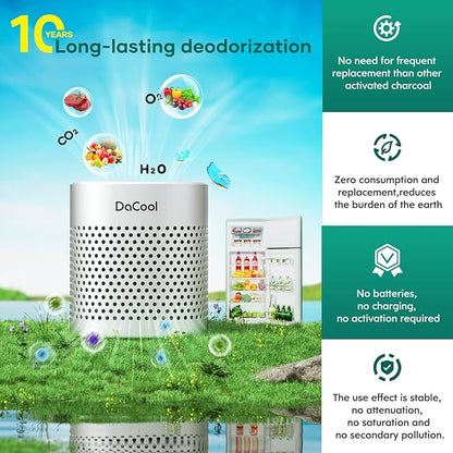 Refrigerator Odor Eliminator Fridge Deodorizer Travel Size Air Purifiers, More Effective